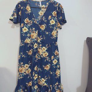 Spring Floral Dress